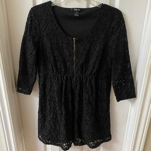 Style & Co Black Lace Dress
